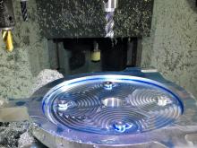 FKP-10 Pneumatic Bagger Drop Bottom Being Machined